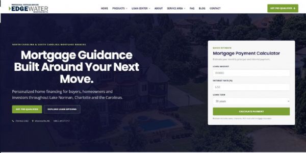 Mortgage Broker Website Design & SEO | Edgewater Residential Capital