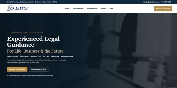 Law Firm Website Design & SEO | Elliott Law Firm